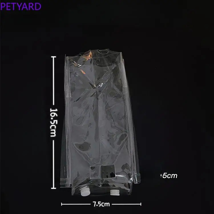 For Labubu Bag Keychain Transparent Protective Cover Bag for Doll Bag (No Doll) #466360