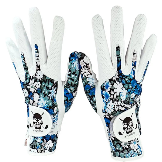 Women's Golf Gloves Left Hand & Right Hand Gloves Golf Breathable High Quality Palm Protection Sport Gloves