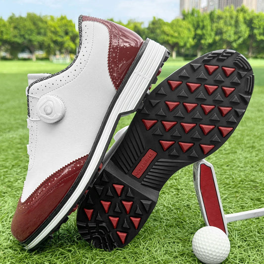 Men Golf Shoes Spikes Golf Sneakers Comfortable Walking Footwears Size 39-49