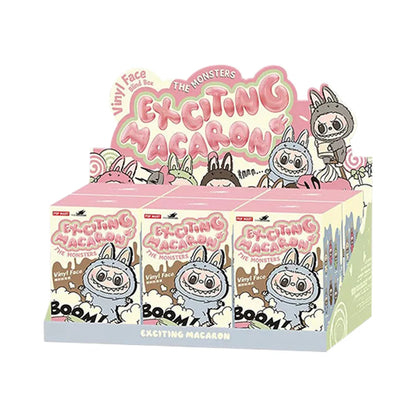 Kawaii Labubu the Monsters Series Plush Blind Box Keychain Pendant Exciting Macaron Have a Seat Mystery Box Doll Figure Toys