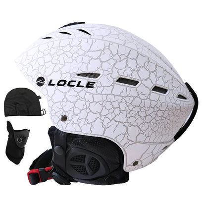 LOCLE Ski Helme Men Womenv CE Certification Children Skiing Helmet Skating Snowboard Motorcycle Snowmobile Skateboard Helmet