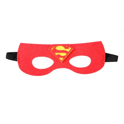 Superhero Kids Cosplay Masks Hulk Spiderman Captain America Mask for Boys Girls Birthday Party Halloween Accessory Props
