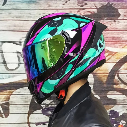 Men Motorcycle Helmet Women Full Face Warm Winter Motor Bike Moto Scooter Motorbike Helmets