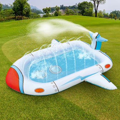Children’s Swimming Pool 3-In-1 Splash Pad Sprinkler for Kids Children’s Sprinkler Pool Summer Outdoor Play Mat Water Park