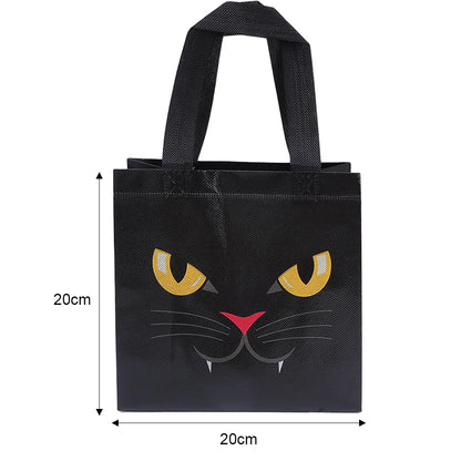 1-20pcs Halloween Non-Woven Treat Bags Pumpkin Ghost Bat Mummy Monster Tote Bag Halloween Party Favor Decor Toys Candy Gift Bags