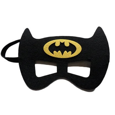 Superhero Kids Cosplay Masks Hulk Spiderman Captain America Mask for Boys Girls Birthday Party Halloween Accessory Props