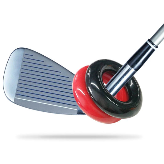 2PCS Golf Swing Trainer Round Weight Power Swing Ring for Golf Clubs Warm Up Golf Club Head Driver Training Aid