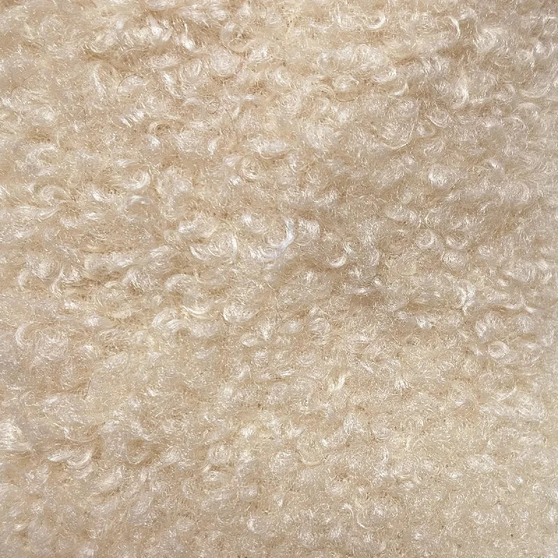 1 Yard Soft Warm Furry Fluffy Plush Fabric Curly Teddy Faux Fur Fabric for Clothing Lining Coat Doll Bag Hat Diy Pet Toy Clothes