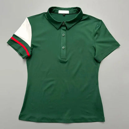 New Women's Golf T-Shirt Summer Women's Sports T-Shirt, Comfortable, Skin Friendly, Breathable, Free Shipping