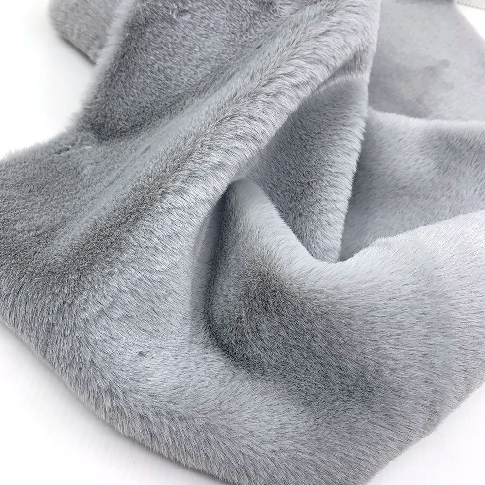 Sewbato 10mm 100% Polyester Faux Fur Fabric 50x50cm Environmentally Friendly Soft Minky Fabric Plush Toy/Clothing Plush Fabric