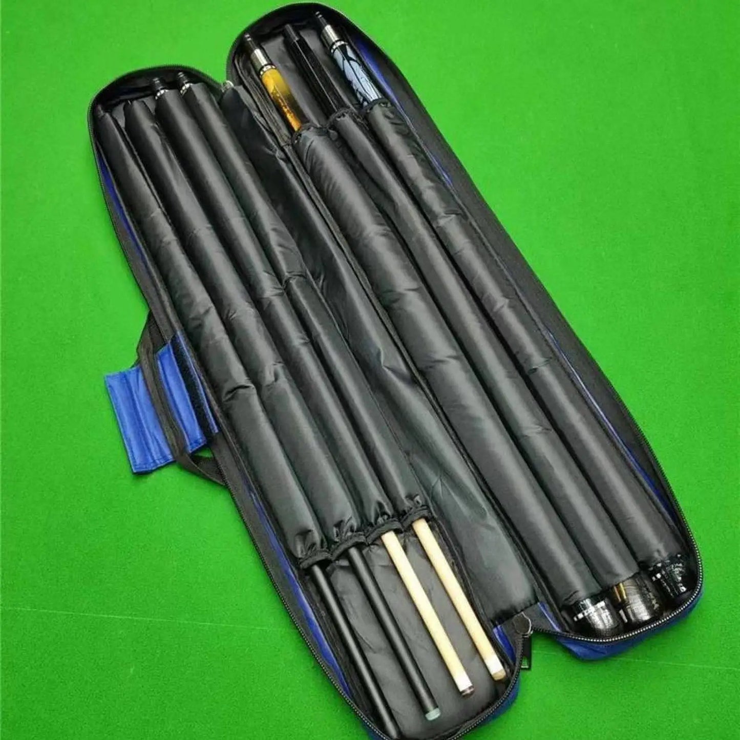 Oxford Cloth Billiard Pool Cue Carrying Case Professional Club Organizing Protector Practical With Carry Strap Pool Cue Bag