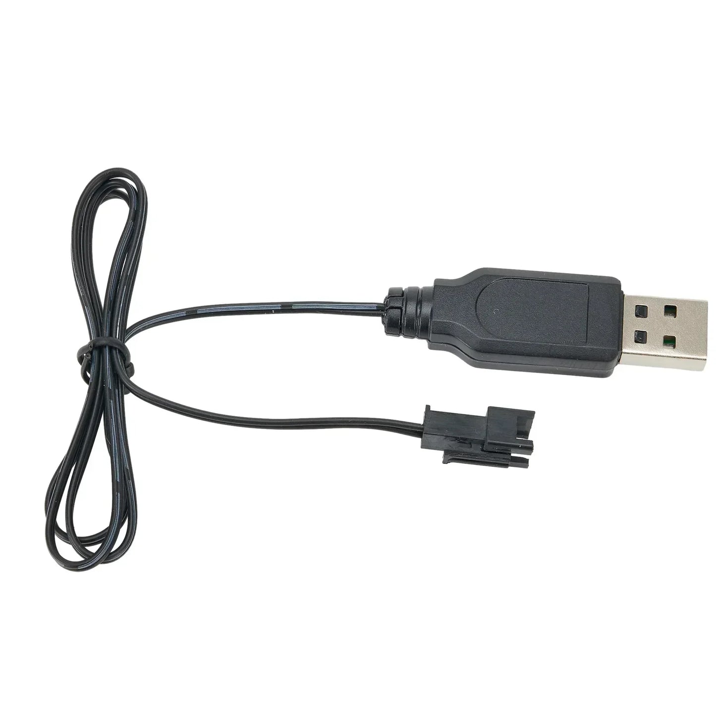 Usb Charger Cable for 3.7V Lithium Battery Charger SM-2P Forward RC Car Aircraft Remote Control Toys Parts Accessories