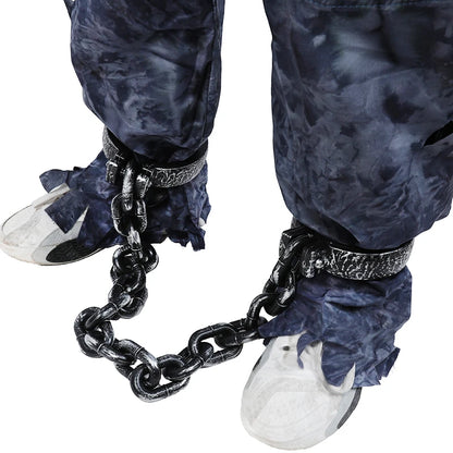 Halloween Party Plastic Chain Horror Props Haunted House Decoration Supplies Prisoner Costume Cosplay Accessories Fake Chains