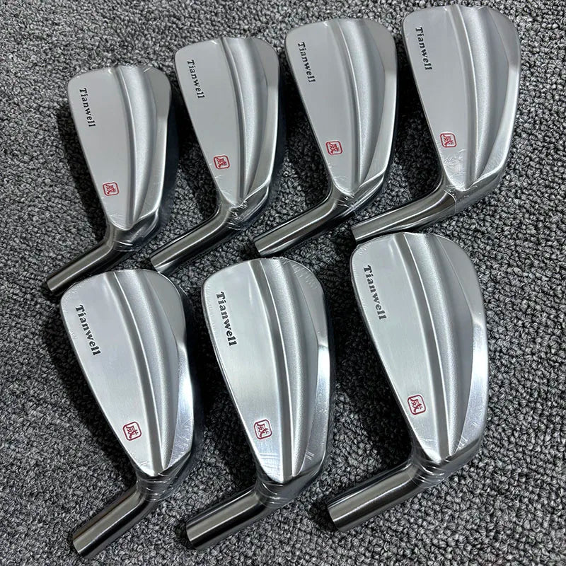Tianwell Golf Irons Set MK700 Golf Club 7PCS 4-P S20C Soft Carbon Steel Forged Head