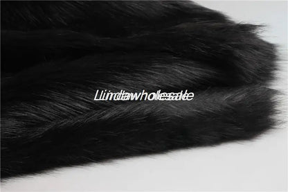Wholsale Imitation Fox Plush Fur,cloth Counter Carpet Material,faux Fur Fabric,160cm*50cm/Pcs