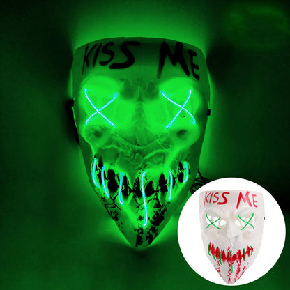 Luminous Mask Mask Dance Cold Light LED Mask Scary Mask for Festival Cosplay Halloween Costume Masquerade Parties,Carnival,Gift