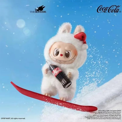 Labubu Coca-Cola Enamel Face Series Blind Box Labubu Three Generations of Figure Heart Macaron Gifts