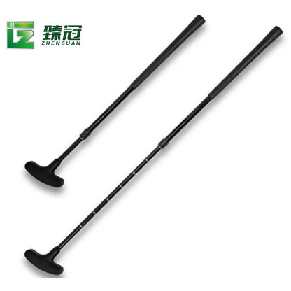 Golf Retractable Putter Adjustable Children Adult Double Sided Clubs Golf Practice Supplies