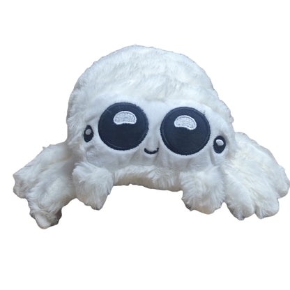 Lucas Friend Spider Plush Toy Kawaii Black White Spider Doll Home Decoration Pillow Soft Stuffed Halloween Gifts Toy for Kids