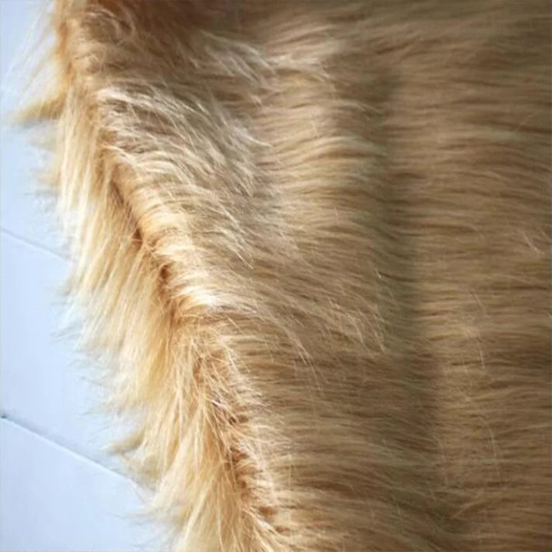 Soft Plush Faux Fur Fabric, Sewing Material, Clothes Accessories, Christmas Decoration, Blanket, 9cm Hair Length, Good