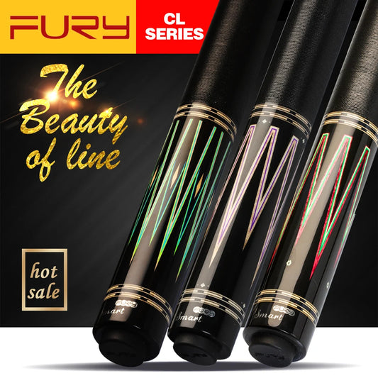 FURY Biiliard CL 1-3 Pool Cue Stick Kit 13mm Tiger Tip Professional Maple HTO Shaft With Case 3 Colors Maple Billar China 2019