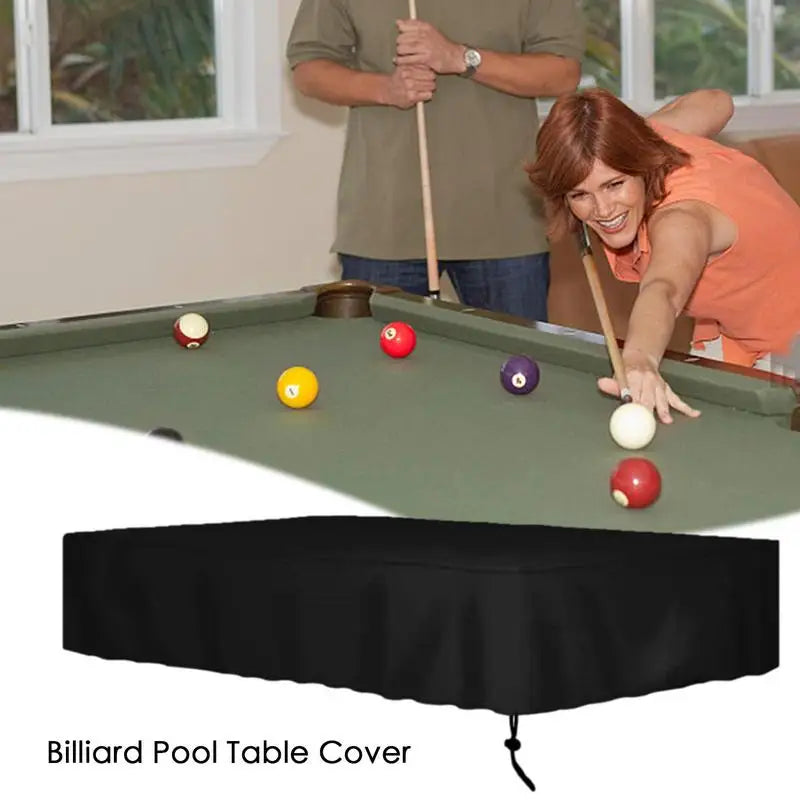 7 8 9 Foot Billiard Table Dust Cover Waterproof 210D Oxford Cloth Billiard Pool Table Full Cover With Drawstring Furniture Cover