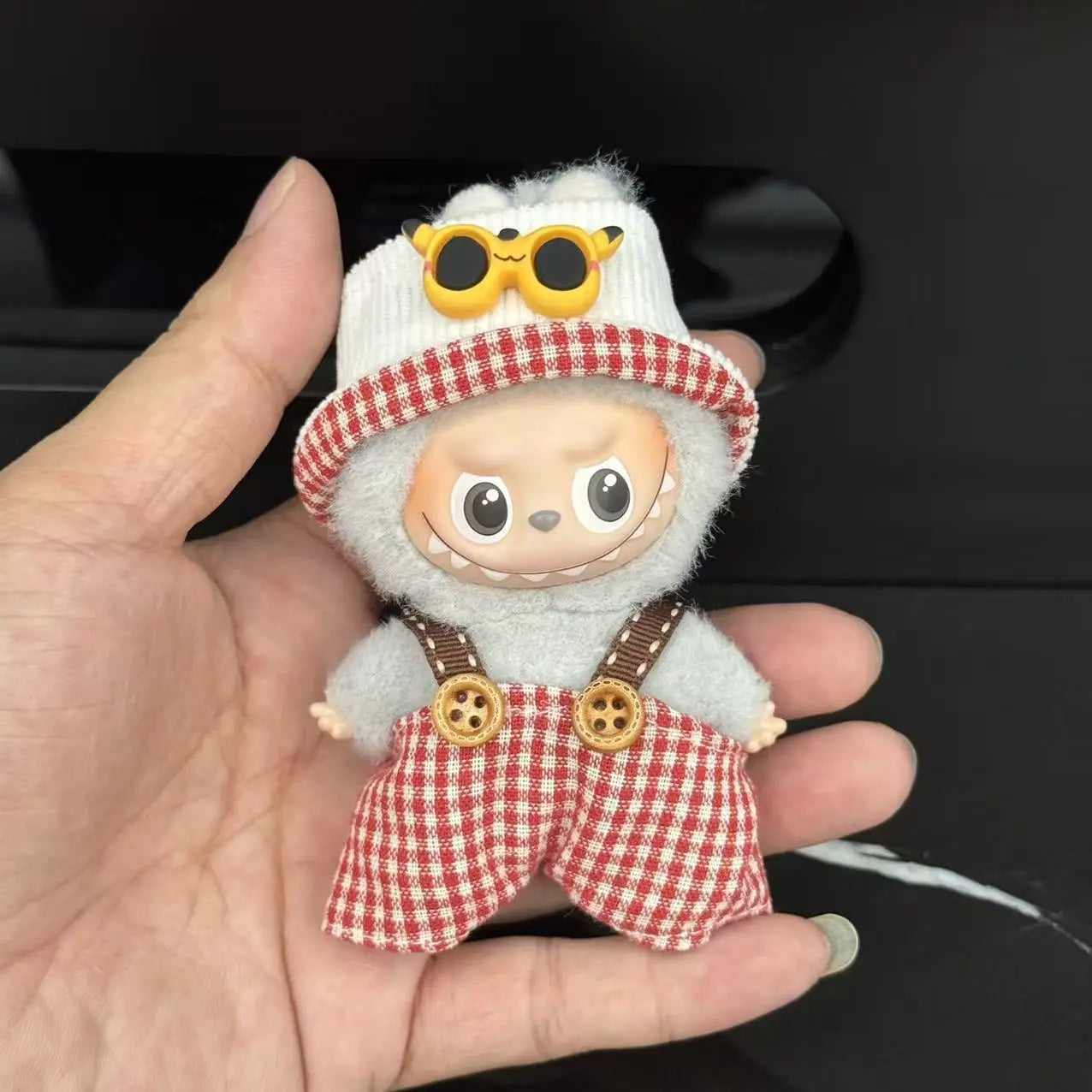 Mini Labubu Clothes Dress Pants Set for 10.5cm Labubu V4 the Monsters Pin Doll Clothes Outfit Accessories Ropa Labubu