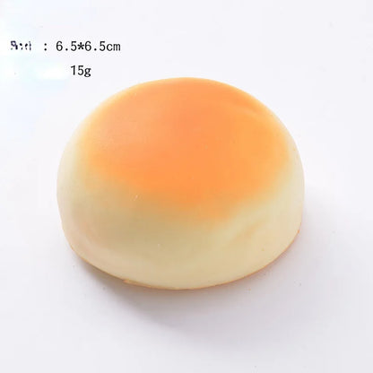 Creative Simulation Bread Toast Donuts  Squeeze Stress Relief Toys Spoof Artificial Bread Simulation Food Desktop Decoration