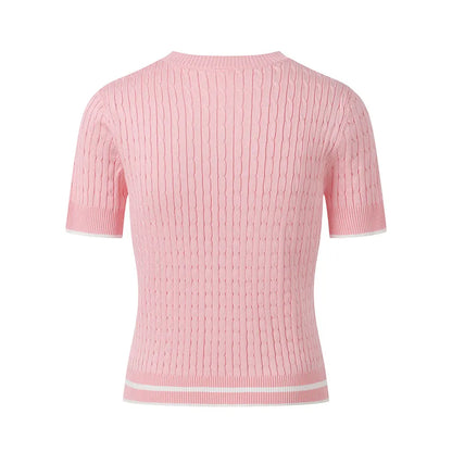 2025 New Women's Summer Knitted Shirt, Women's Golf Sports T-Shirt, Comfortable and Breathable, Free Shipping