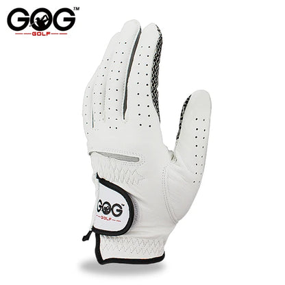 Pack 1 Pcs Golf Gloves Men Cabretta Leather Left/Right Hand With Anti-Slip Granules Soft Breathable Men's Golf Glove