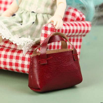 1PCS New Fashion Mini Handbag Shoulder Bag for Doll Decor Accessories Kids Toys