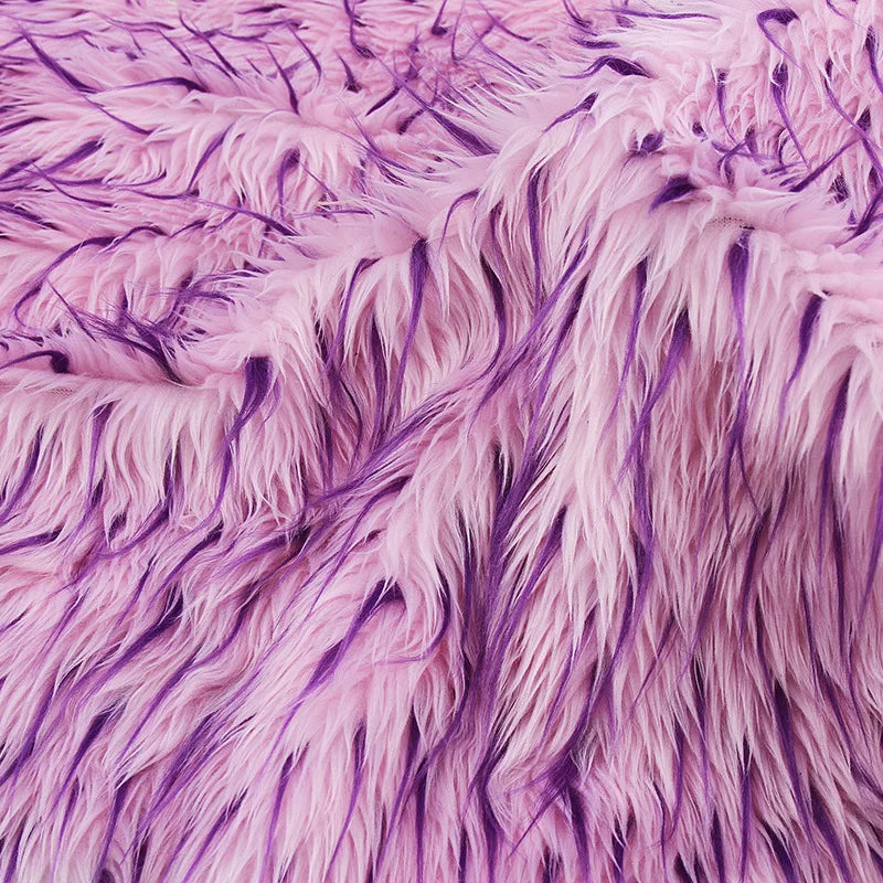 160*100cm Jacquard Clothing Artificial Smooth Plush Faux Fur Fabric for Coat  Vest Fausse Fourrure Tissu