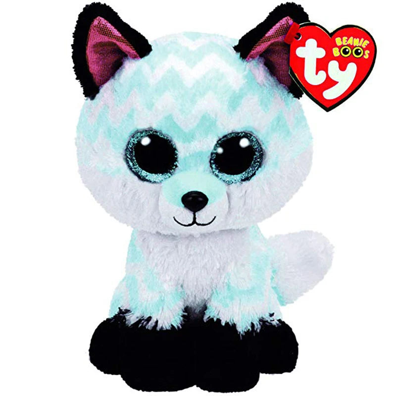 Ty Beanie Animal Stuffed Plush Toy Beastie Cute Halloween Golden Wing Bat Doll Children Birthday Toys Gift 15cm