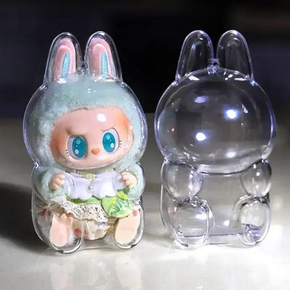 1Pc Storage Box Protective Case for Plush Dolls Display Bag for Korea Kpop Exo Labubu V1 V2 Sitting Party No Doll