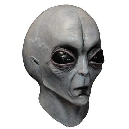 Funny’s Horror Latex Mask Cosplay UFO Oxyey Alien Skull Halloween Party Costume Ghost House Chamber Prank Devil Monster Prop