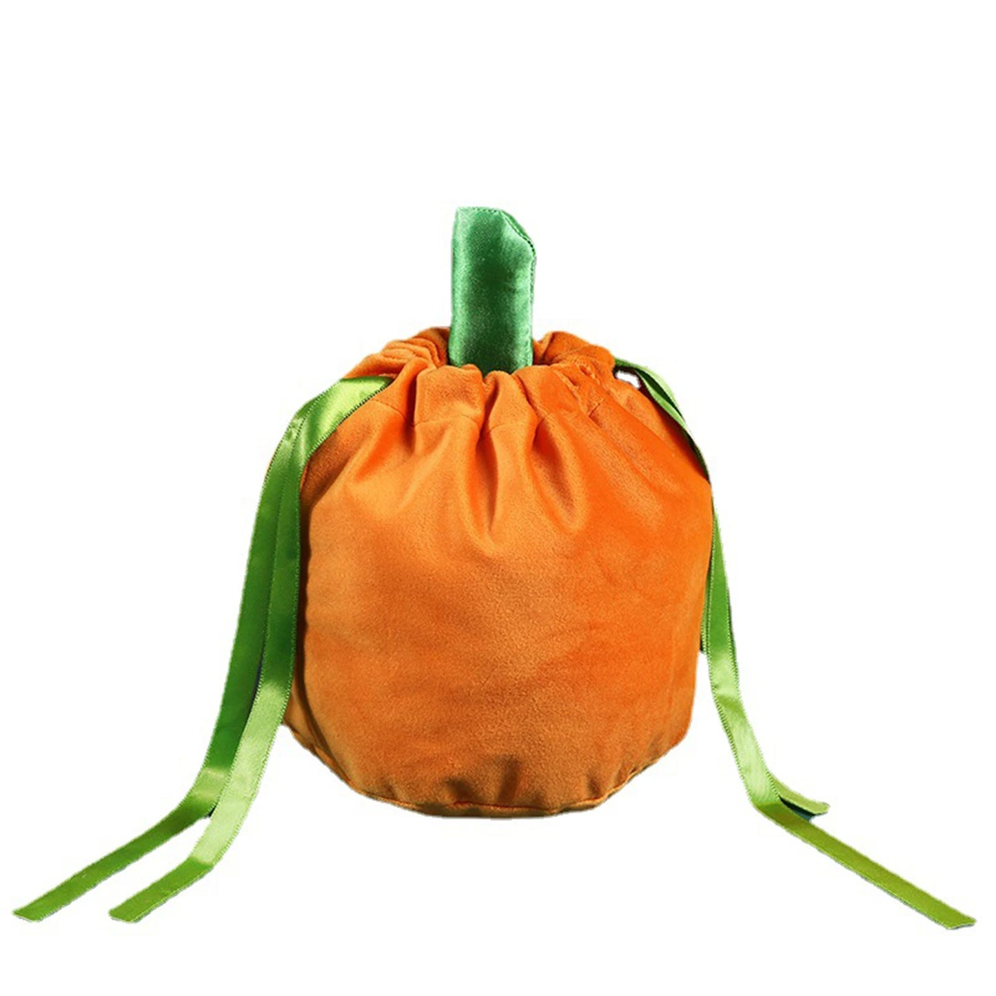Halloween Candy Bags Velvet Pumpkin Design 13x15cm Children's Party Gift Bags Holiday Decoration Candy Bags Convenient/Durable