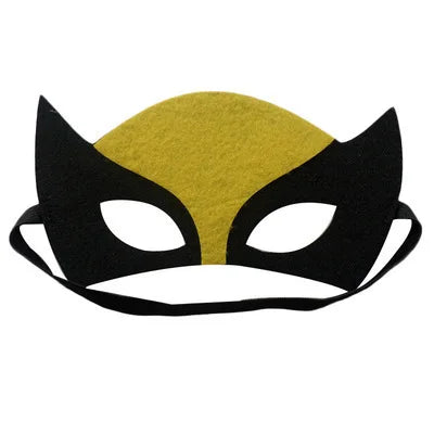 Superhero Kids Cosplay Masks Hulk Spiderman Captain America Mask for Boys Girls Birthday Party Halloween Accessory Props
