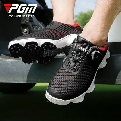 PGM Golf Sports Men's Shoes Waterproof Fashion Casual Sneakers Quick Lacing Breathable Non-Slip XZ106 Wholesale