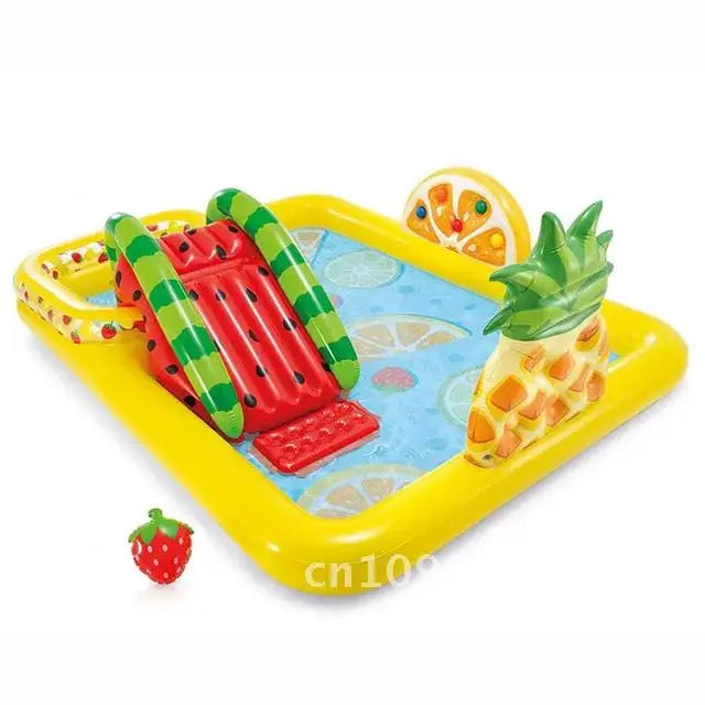 Swimming Children's Inflatable Big Pool Floats Slide Dinosaur Castle Pools Summer Play Piscina Water Toys Games Kids for Baby