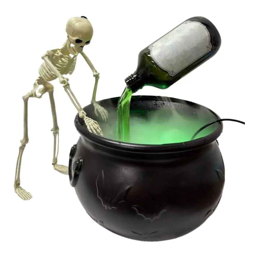 19.5/25cm Halloween Black Witch Bowl Magic Float Bottle and Diffuser Horror House Decoration for Halloween Party Scary Props