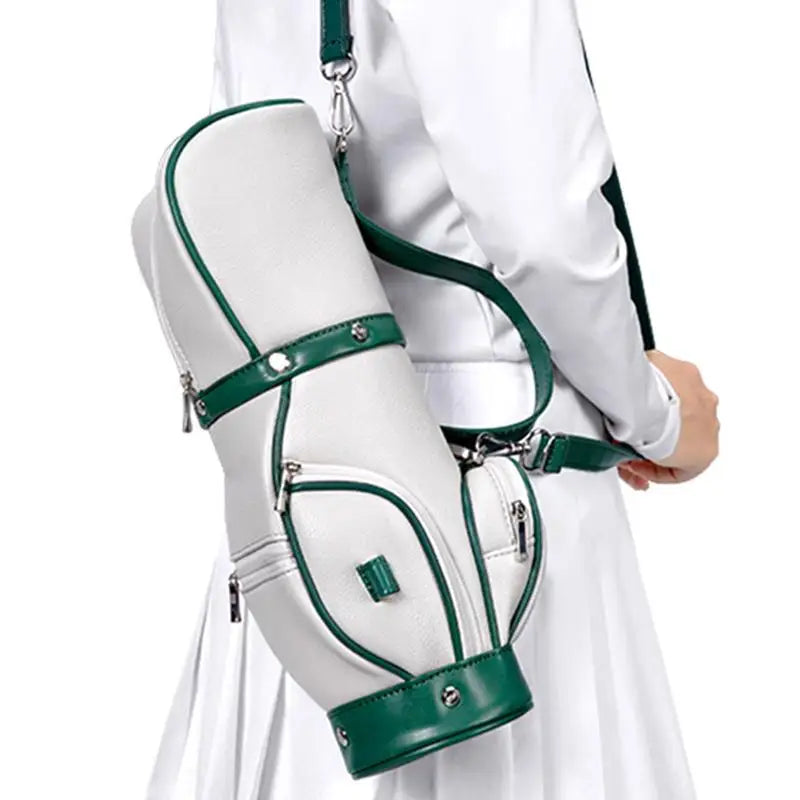 Portable Golf Ball Bag for Women Golf Ball Mini Small Storage Pack Holder Cute Golf Messenger Bag Microfiber Golf Ball Carrier