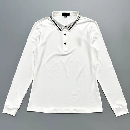 2025 New Golf Women's T-Shirt Autumn Sports Shirt, Comfortable, Skin Friendly, Breathable, Free Shipping