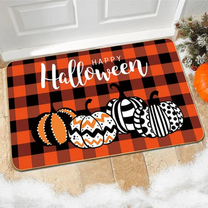 2024 Halloween Pumpkin Carpet Bedroom Bathroom Floor Mats Decorative Halloween Floor Mats Christmas Mats Christmas Decorations
