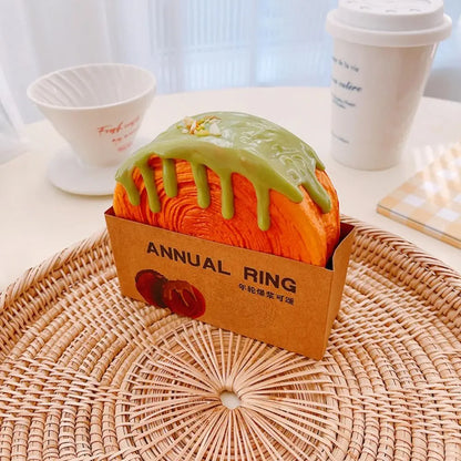 Ins Bread Bread Slow Rebound Toy Donuts Cake Squeeze Dessert Toy Creative Simulation Food Puff Slow Rebound Toy Kids Gift