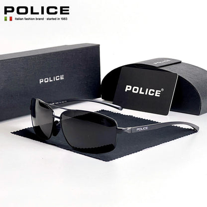 Luxury Brand Policer Sunglasses Polarized for Men Classic Sun Glasses High Quality Eyewears Pilot Goggle UV 400 Protection 6247