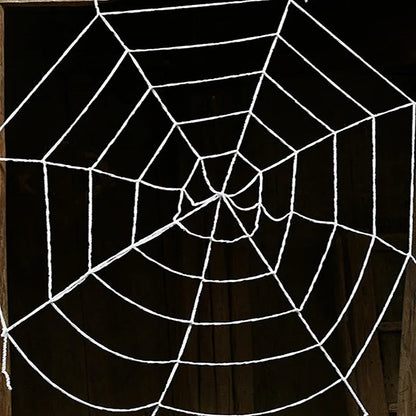 Horror Halloween Spider Web Giant Stretchy Cobweb for Yard Outdoor Haunted House Bar Decoration Supplies Halloween Party Props