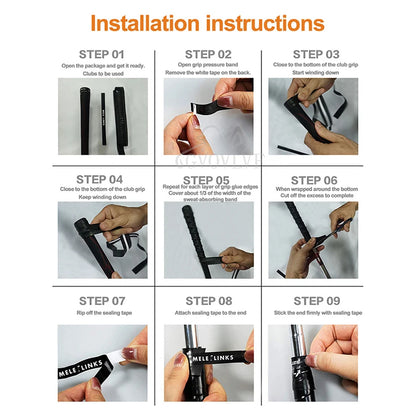 3 or 6pcs Golf Grip Wrapping Tapes Innovative Regripping Solution for Golf Club GripsTacky Enjoy a Fresh New Grip Experience