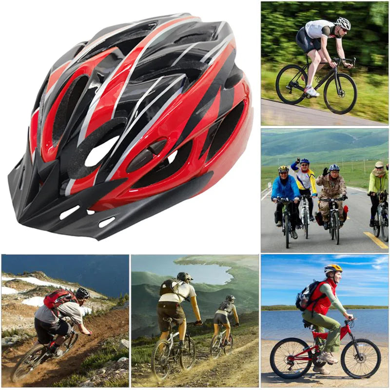 Cycling Helmet Comfort Lining Lightweight Hollow  Men Women Adjustable Riding Safety Head Protection Bike Bicycle MTB Helmet New