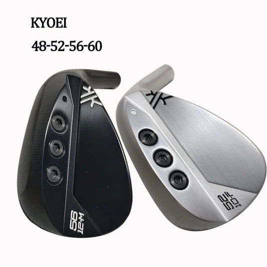 KYOEI Wedges Set 48 52 56 60 Degree Black/Silver Forged Golf Wedge Head Only CNC Milled High-Quality No Shaft KYOEI Golf