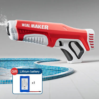 Automatic High-Tech Summer Electric Toy Water Gun Induction Water Absorbing  Burst Water Gun Beach Outdoor Water Fight Toys Gift
